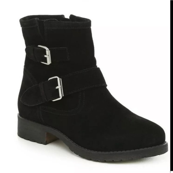 Steve Madden Shoes - Steve Madden Women's Black Suede Ankle Boots Sz 9